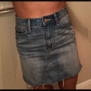 Size 2 high-waisted Gap Jean Skirt